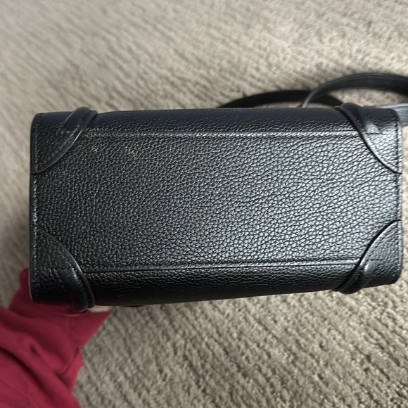 Celine Nano Pebbled Black Leather - Picture 5 of 6